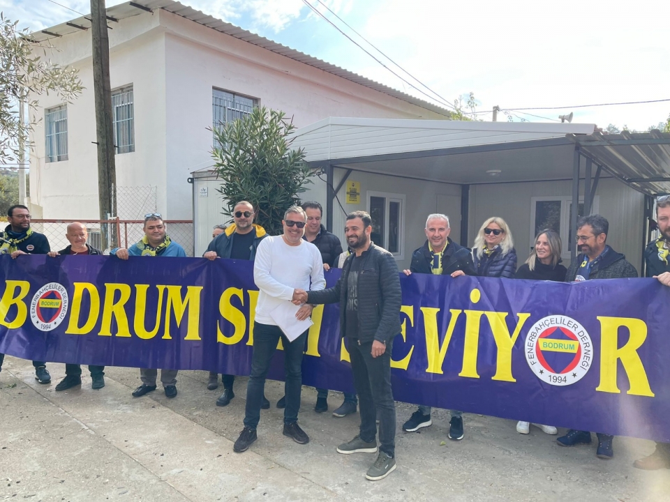 Bodrum Fenerbahçeliler Derneğinden Çökertme İlkokuluna lojman desteği