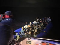 Bodrum'da 33 düzensiz göçmen kurtarıldı
