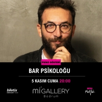 Bar psikoloğu, tek kişilik talk Show gösterisi ile Bodrum mi GALLERY '  sahnesinde!