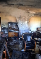 Bodrum'da evde çıkan yangın hasara neden oldu