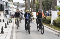 Bodrum'da Turizm Haftası kapsamında bisiklet turu düzenlendi