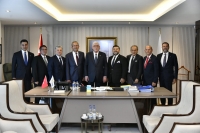 BODTO Heyeti Genel Başkan  Musavat Dervişoğlu ile görüştü