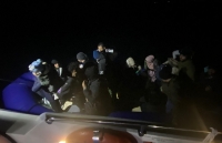 Bodrum açıklarında 35 düzensiz göçmen kurtarıldı, 19 göçmen yakalandı