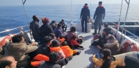 Bodrum açıklarında 36 düzensiz göçmen kurtarıldı