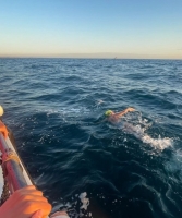 Genç yüzücü Aysu Türkoğlu, Manş Denizi'ni geçmenin gururunu yaşıyor