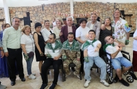Bodrum'da engelli  bireyler için asker  eğlencesi düzenlendi