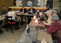 Muğla Büyükşehir Belediye  Başkan adayı Ayaydın Bodrum'da gazetecilerle bir araya geldi: