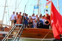  STS Bodrum, 2900 deniz mili yolculuğunun ardından Bodrum'a döndü