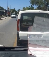 Ambulansa yol  vermeyen sürücüye para cezası verildi